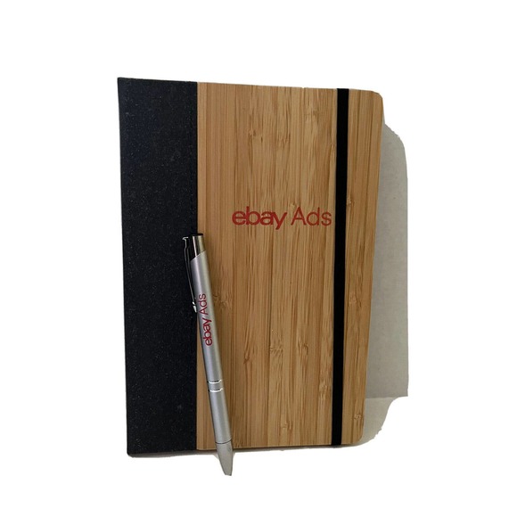 Other - eBay Swag Brown Journal Notebook with Ballpoint Pen eBay Advertising Reseller